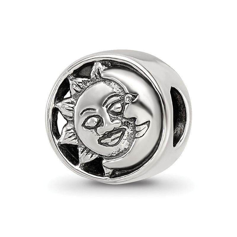 Kazi Luxury Sterling Silver Reflections SunMoon Bead 50$